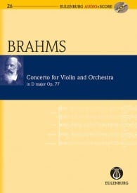 Brahms: Concerto D major Opus 77 (Study Score + CD) published by Eulenburg